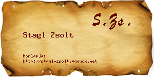 Stagl Zsolt névjegykártya